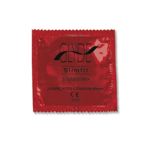 Glyde Vegan Condoms Glyde Ultra Slimfit Strawberry Flavour Vegan Condoms 100 Bulk Pack