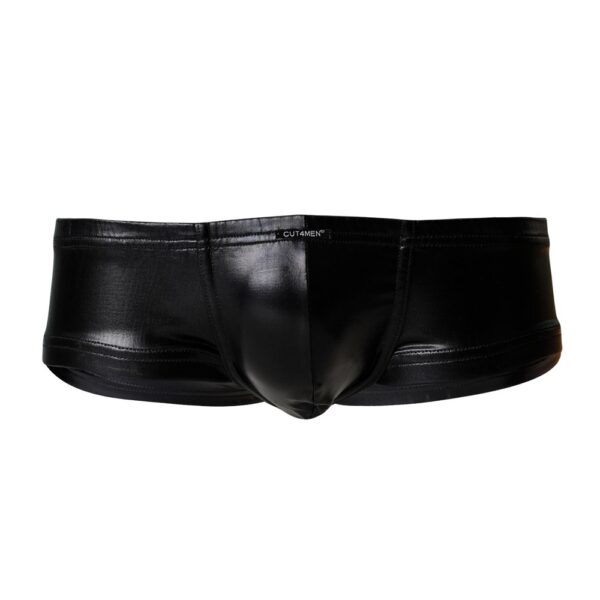 Cut 4 Men C4M Booty Shorts Black Leatherette