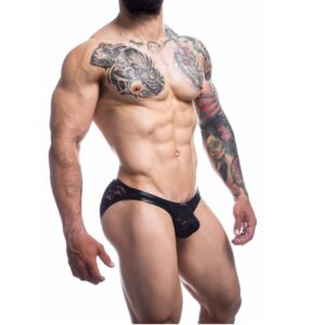 Cut 4 Men C4M L4CE Bikini Bulge Black