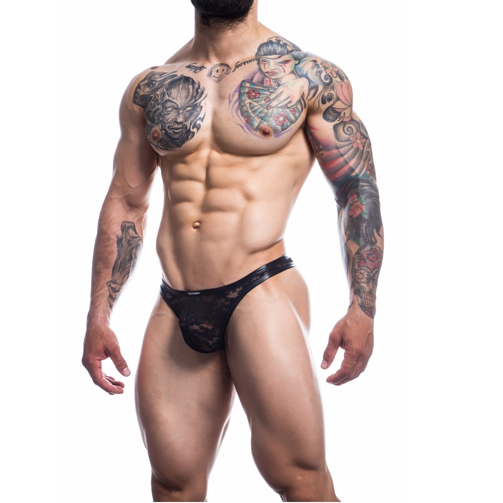 Cut 4 Men C4M L4CE Thong Black