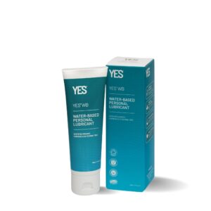 YES WB water-based personal lubricant 50ml tube with matching product box